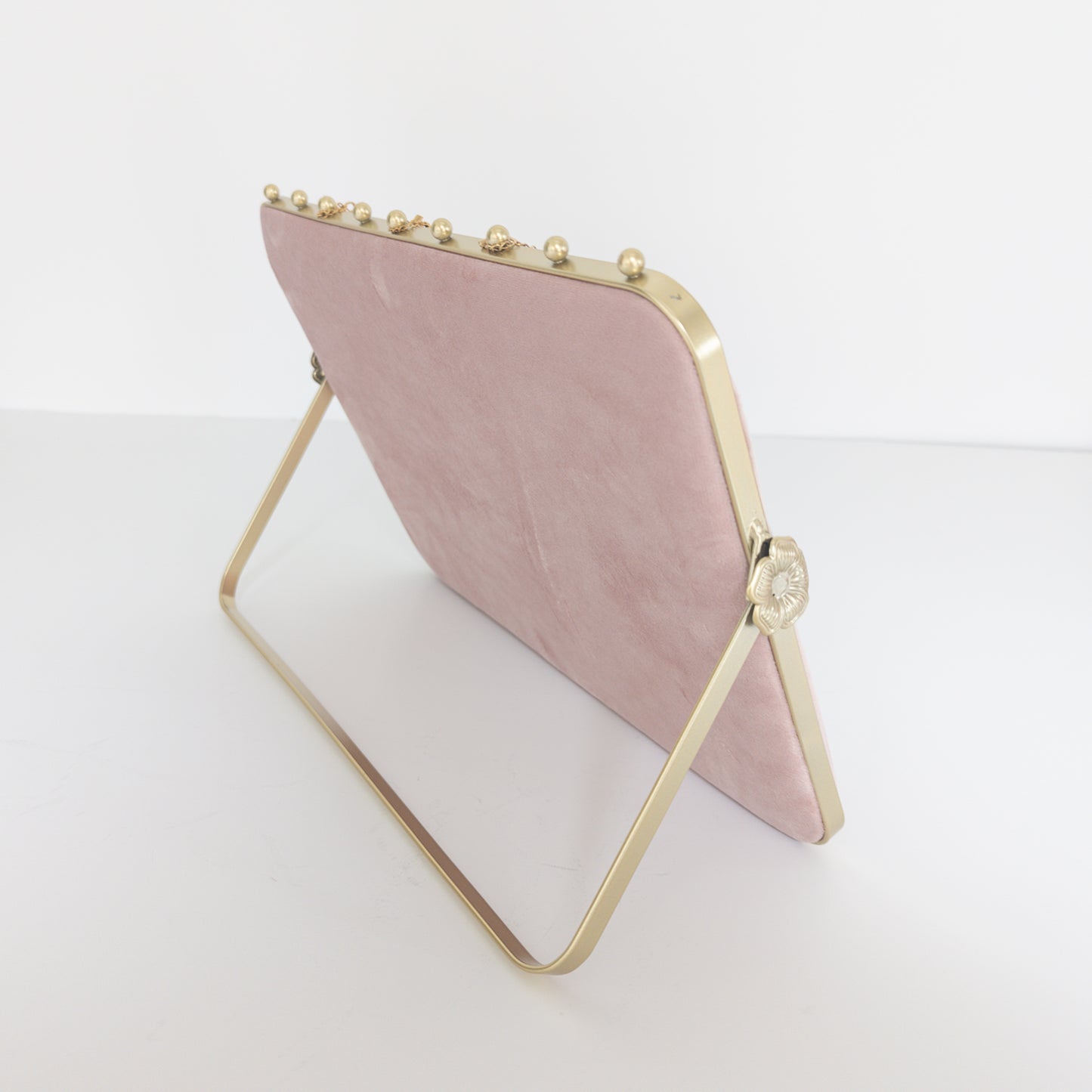 Velvet and Gold Jewelry Display Stand
