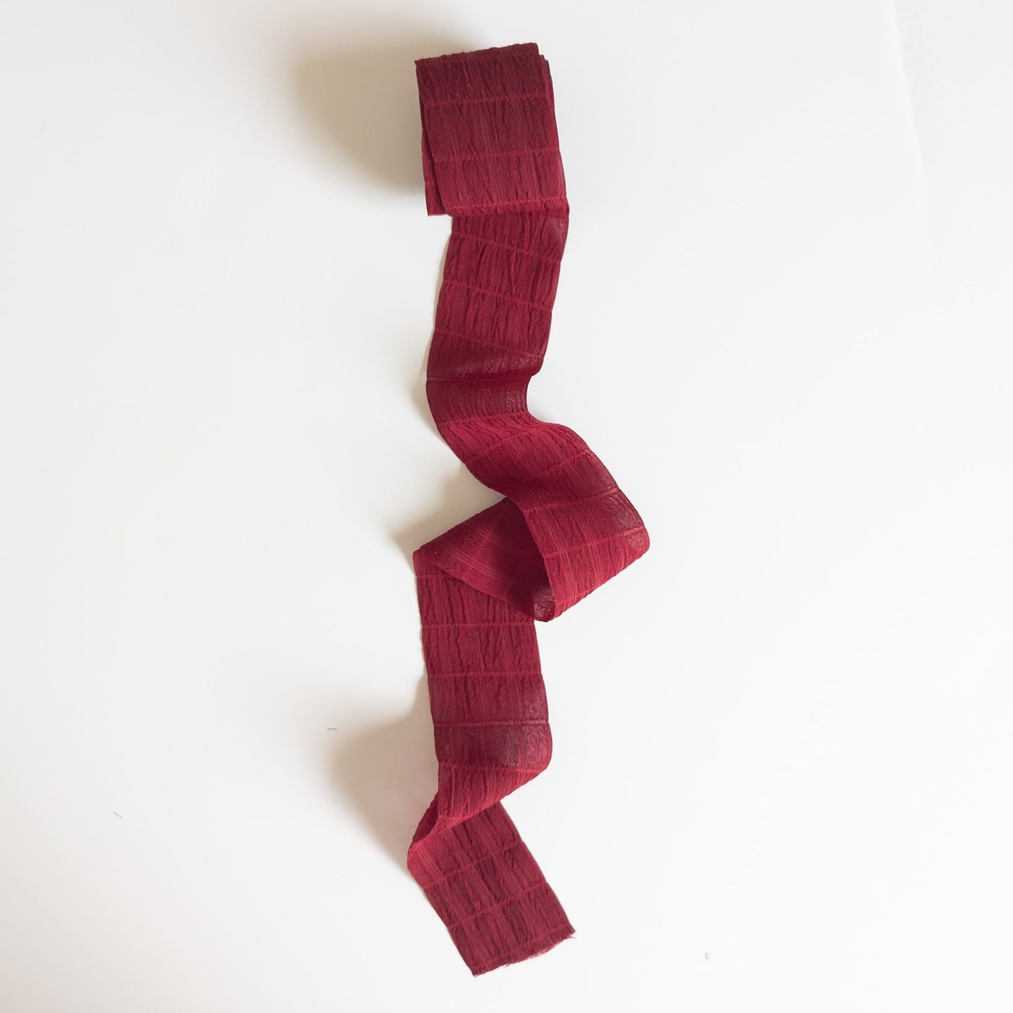 Burgundy Fabric Ribbon