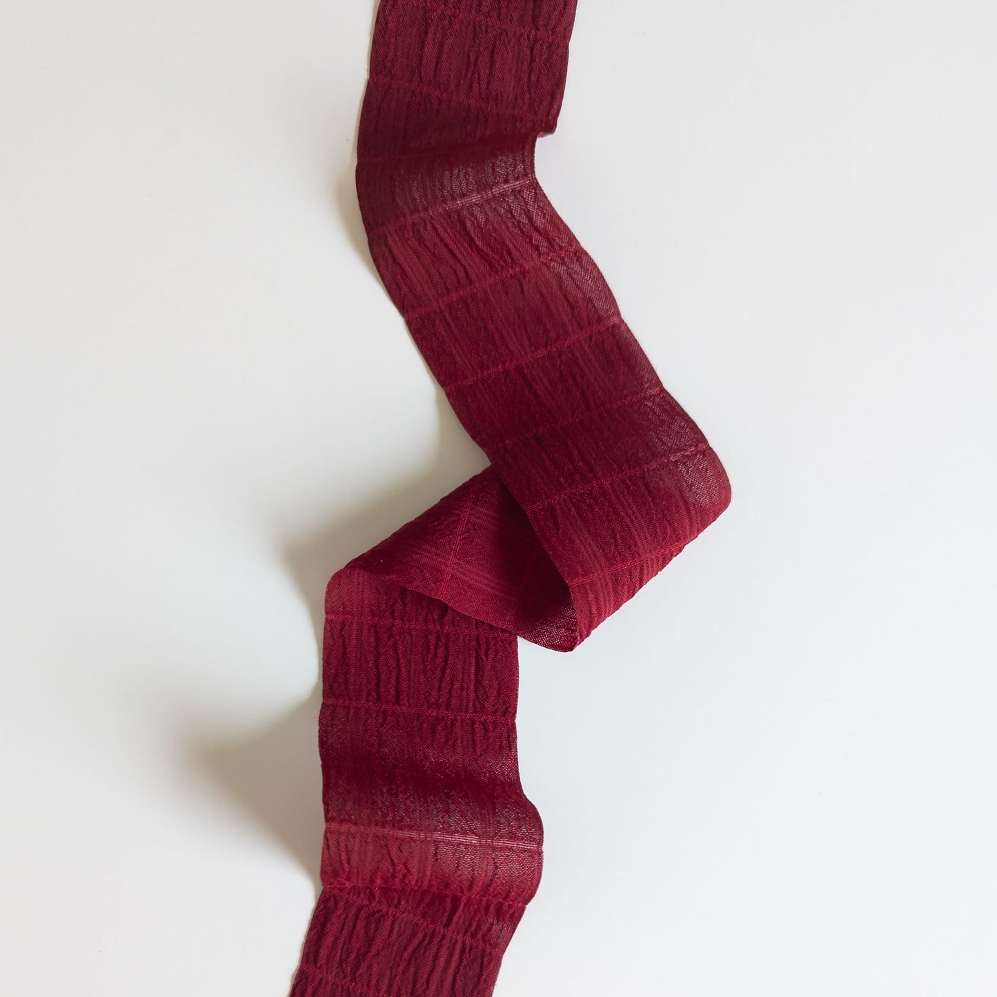 Burgundy Fabric Ribbon