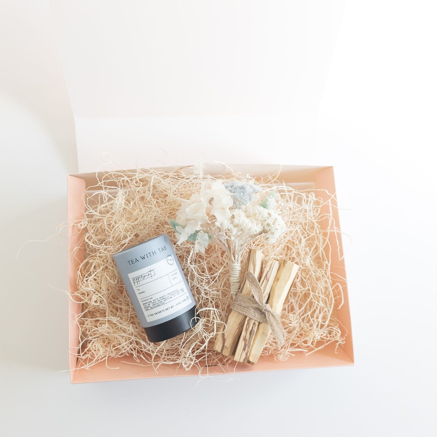 Close-up of soft wood excelsior filling a luxury gift box
