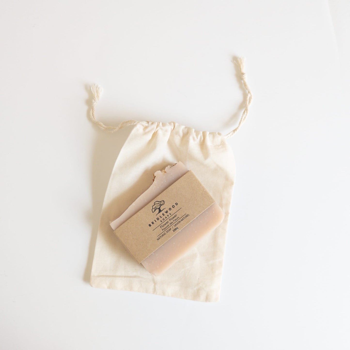 Small Canvas Drawstring Bag - 10 Pieces