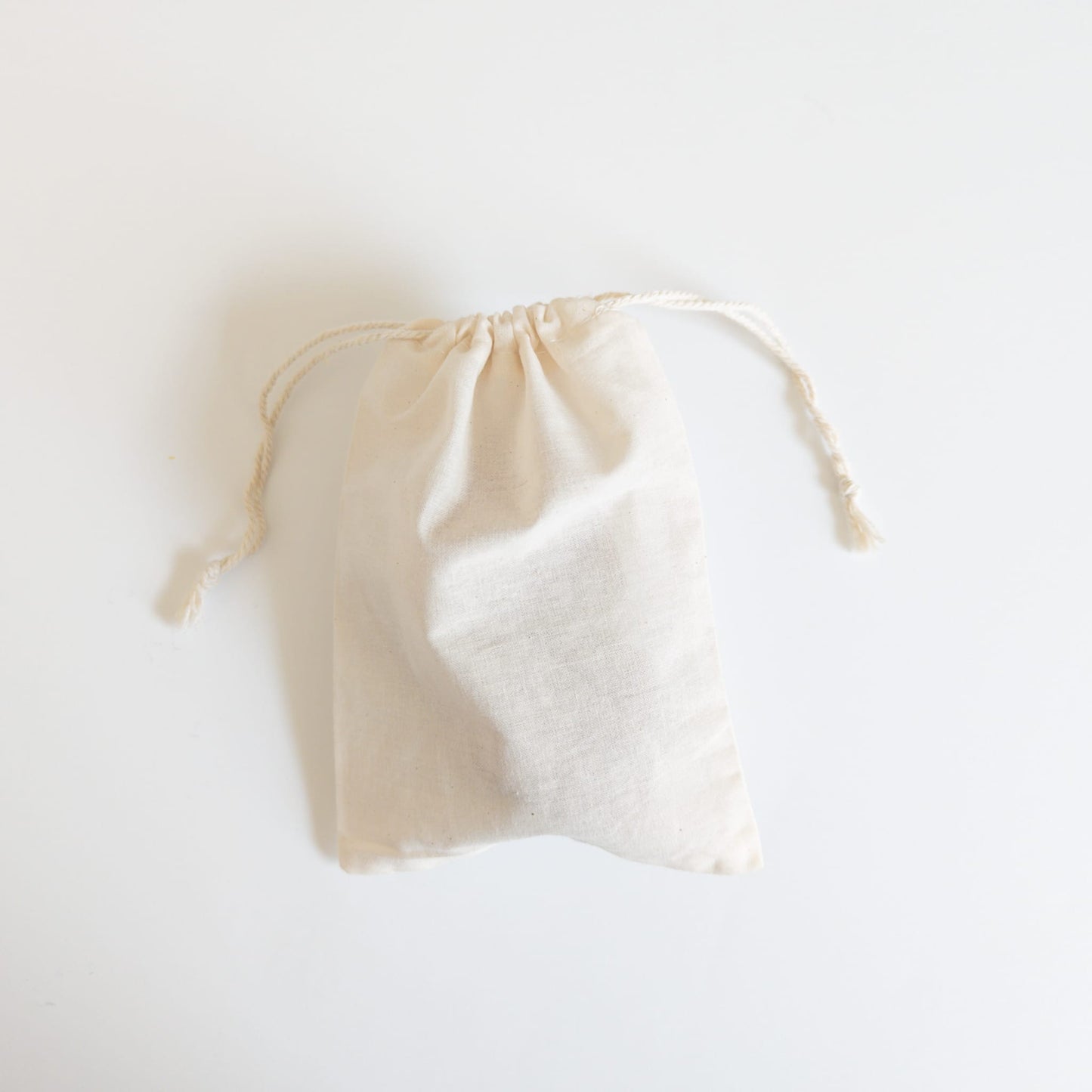 Small Canvas Drawstring Bag - 10 Pieces
