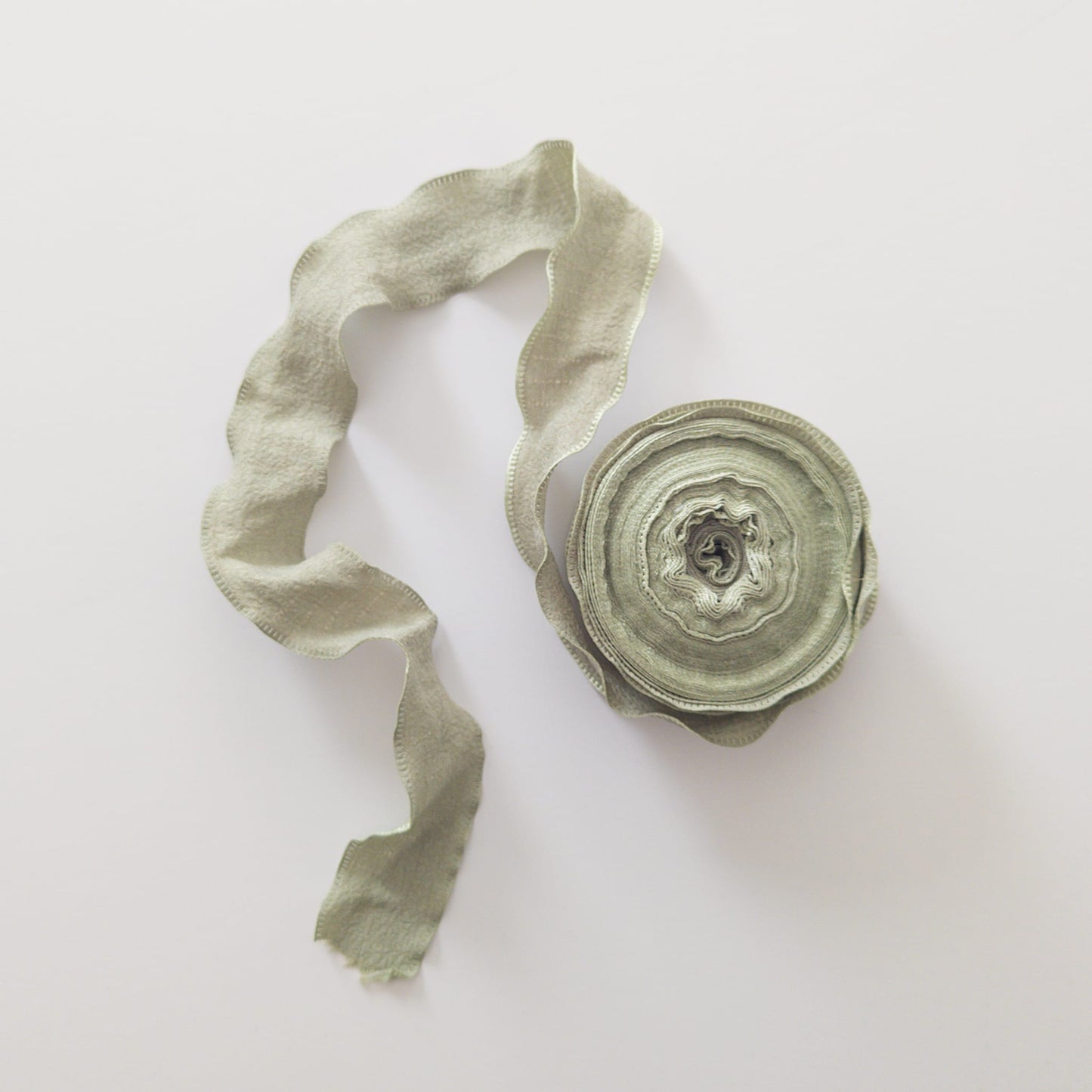 Sage green vintage inspired ribbon
