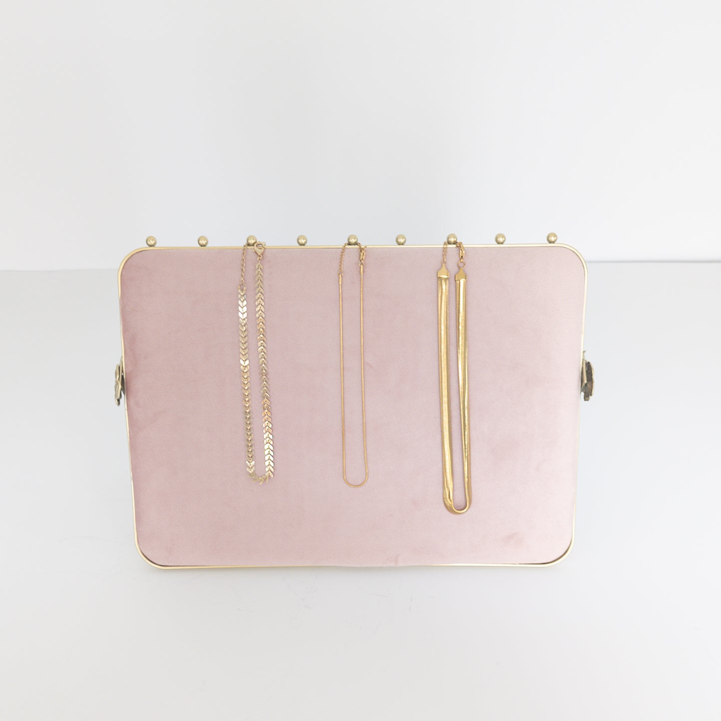 Velvet and Gold Jewelry Display Stand